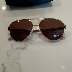 Brand NEW BEBE Rose gold Aviators